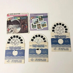 1973 View Master Barbie Great American Photo Race 3 Reels  and Booklet